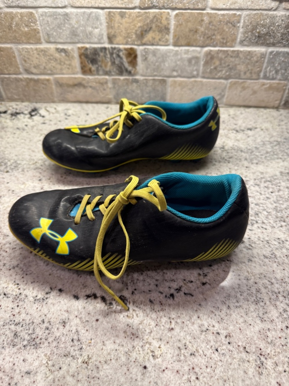 Under Armour Youth UA Blur II HG Cleats 11K Black Size 5Y